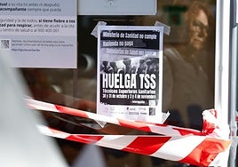 La huelga de técnicos superiores sanitarios en Málaga, en imágenes