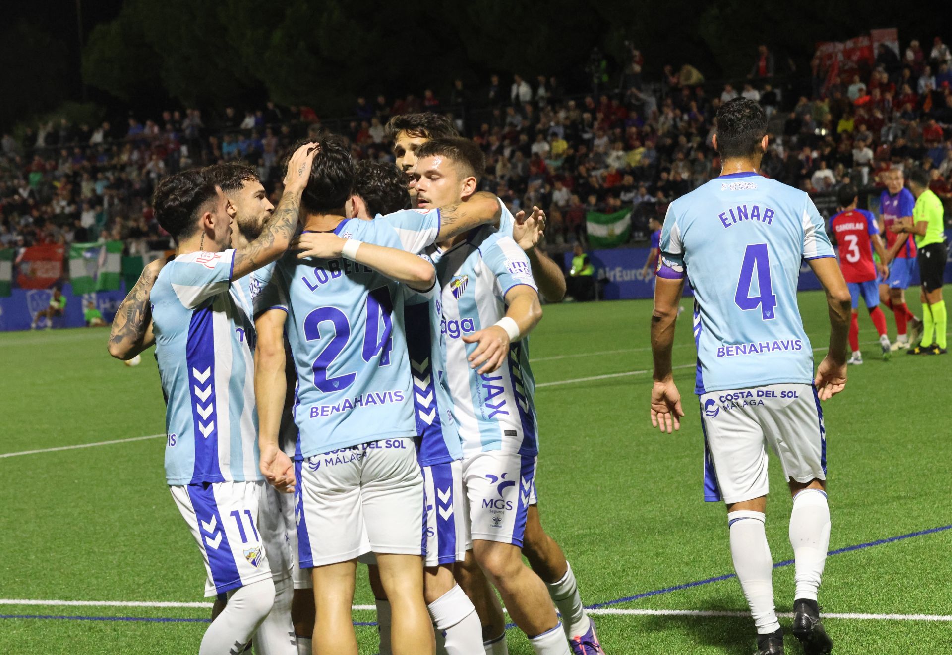 El Estepona-Málaga de Copa del Rey, en imágenes