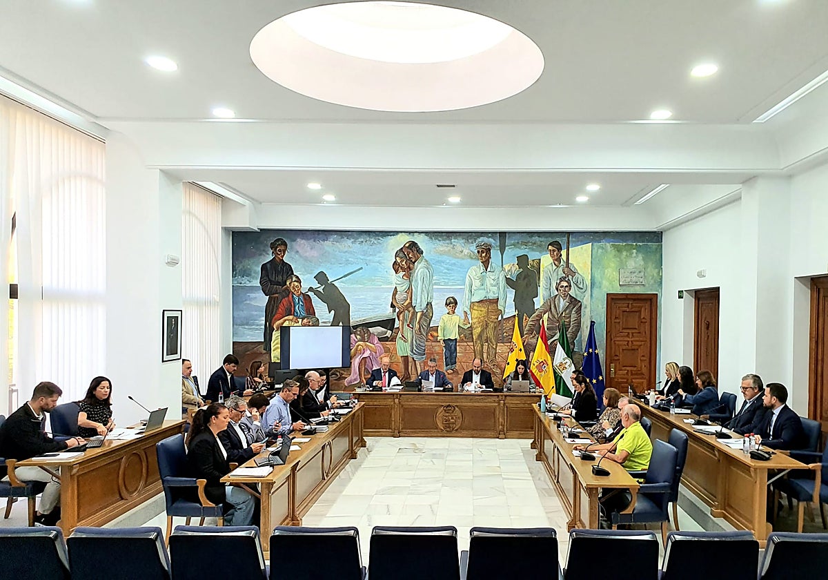 Pleno de la Corporación Municipal de Rincón de la Victoria.