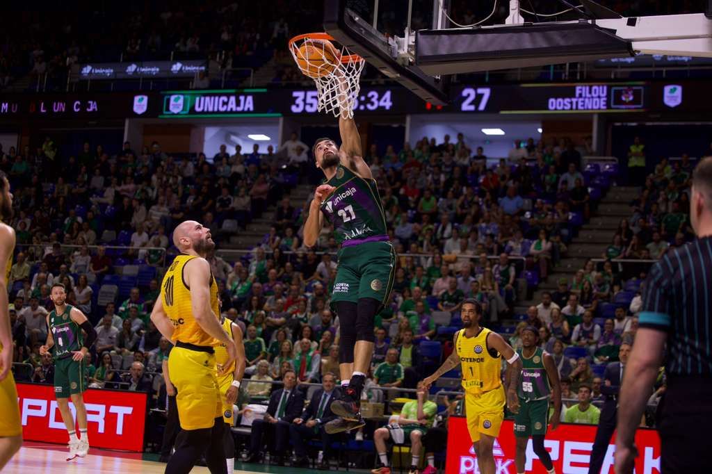 El Unicaja - BC Oostende, en imágenes