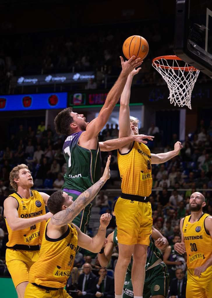 El Unicaja - BC Oostende, en imágenes