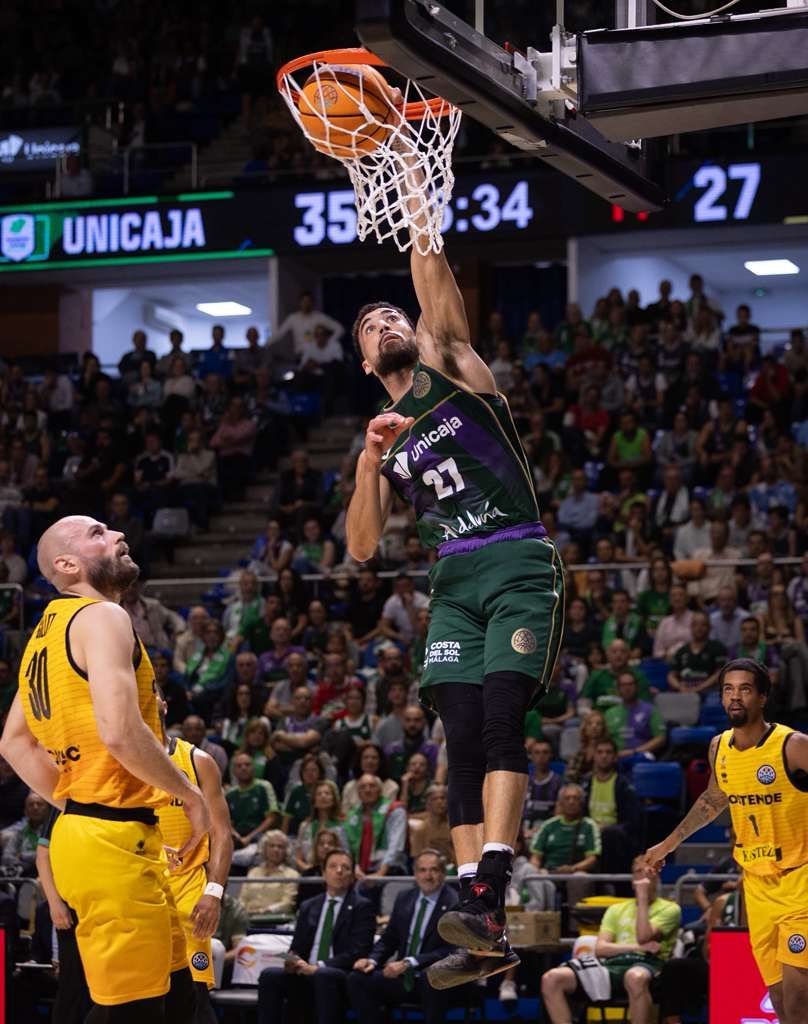 El Unicaja - BC Oostende, en imágenes