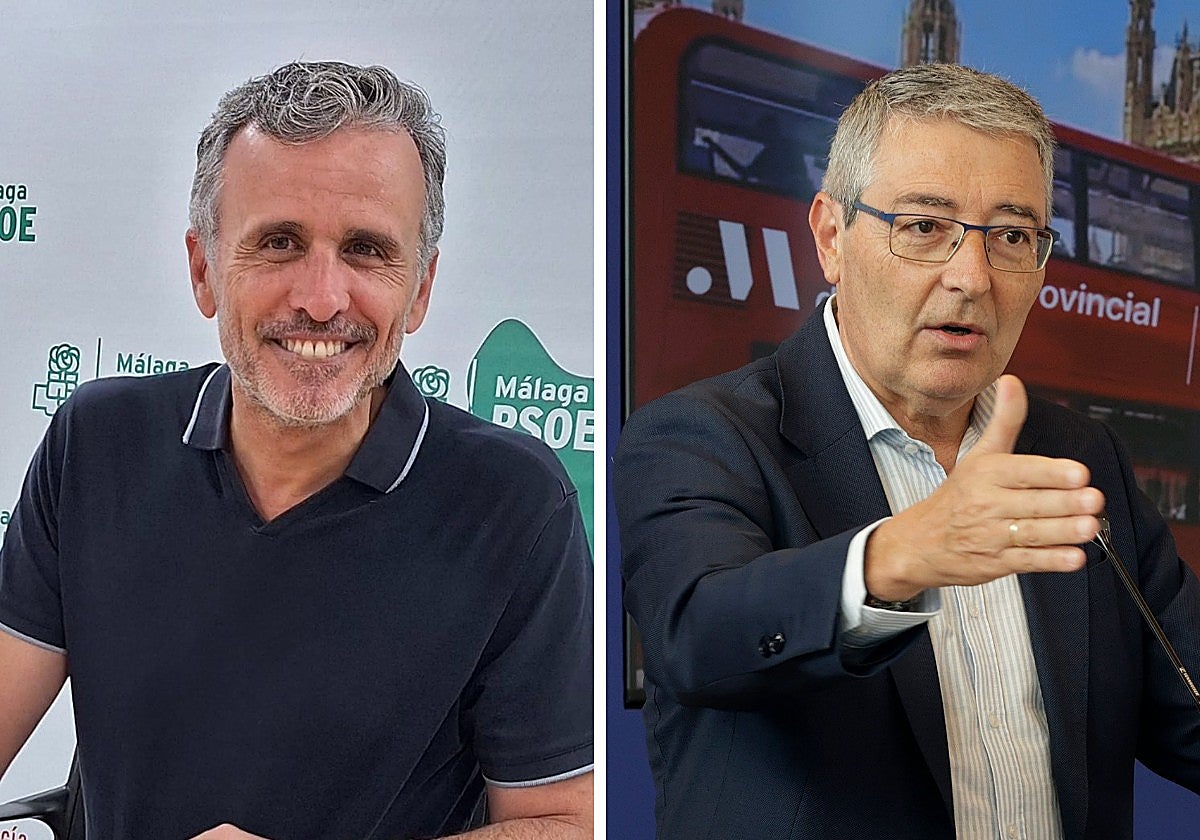 López, a la izquierda de la imagen, y Salado, a la derecha.