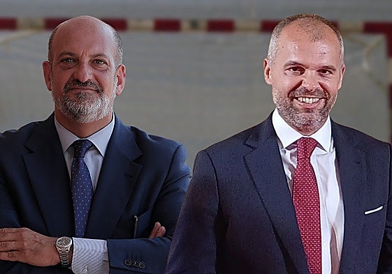 Alberto Camas y José Carlos Espina, pasado y presente en el Trops Málaga.