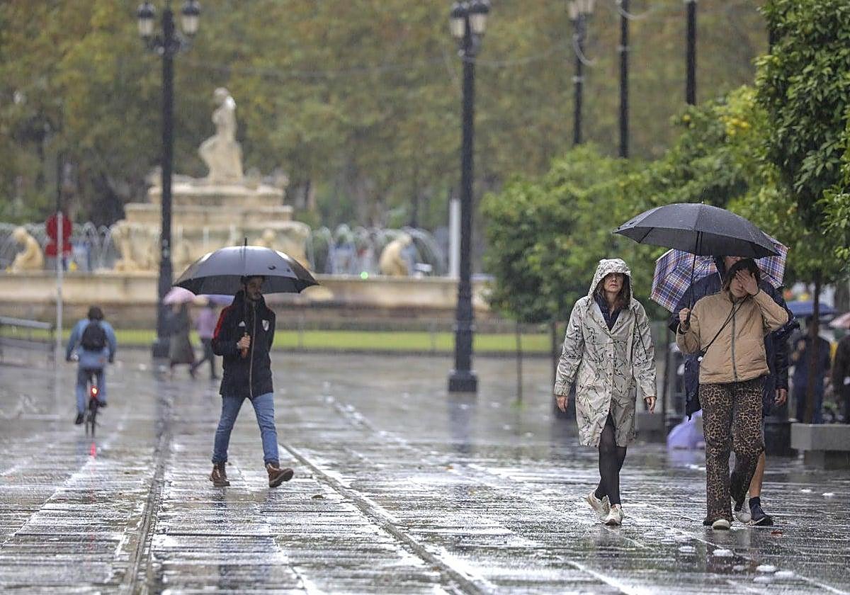 Aemet recrudece su previsión de lluvias en Andalucia con tres provincias en aviso naranja este miércoles
