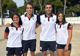 Teresa Díaz, Pablo Hermoso, Adrián Miramón y Marta Paradas.