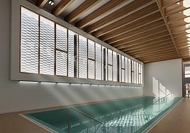 Imagen del proyecto de una de las zonas del complejo.