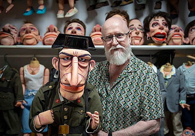 Ángel Calvente, actor y fundador junto a su mujer, Carmen Ledesma, de Espejo Negro.