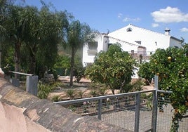 Finca donde apareció el cadáver de Lucía Garrido