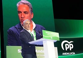 Bendodo, durante su intervención en la jornada inaugural.