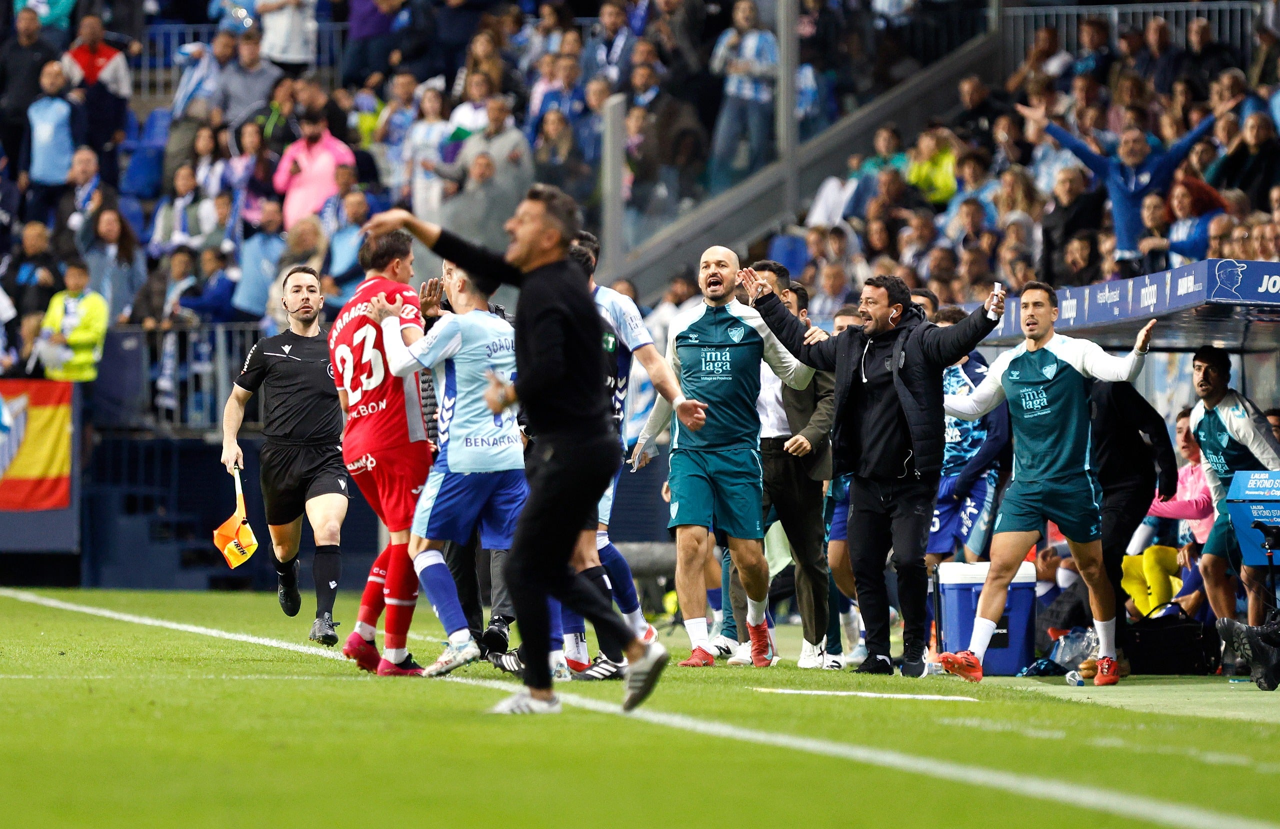 Las mejores imágenes del Málaga-Córdoba