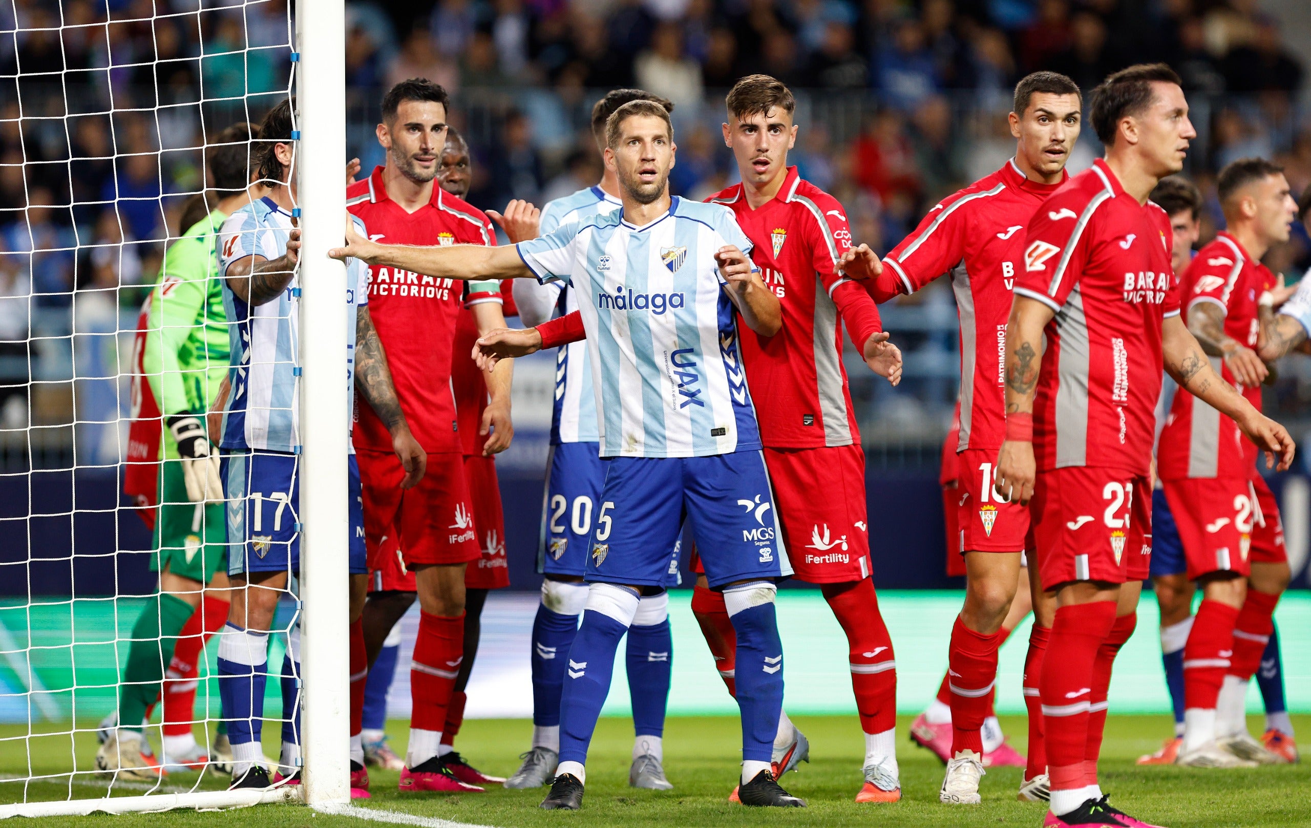 Las mejores imágenes del Málaga-Córdoba