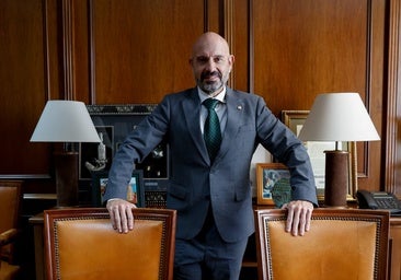 Salas, en su despacho de la Subdelegación, antes de la entrevista con este periódico el pasado jueves.