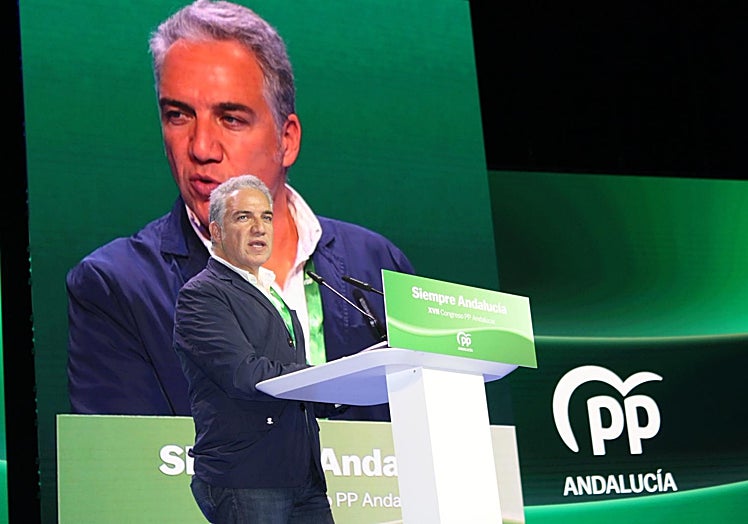 Bendodo, en su intervención del viernes.