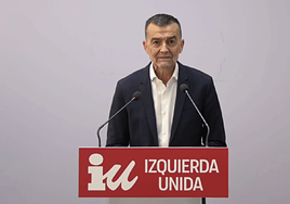 El coordinador federal de IU, Antonio Maíllo.