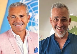 De izquierda a derecha, los nuevos asesores Julio Andrade y Luis Bermúdez.