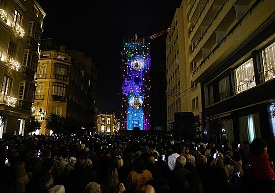 El 'videomapping' de la Catedral de 2024.