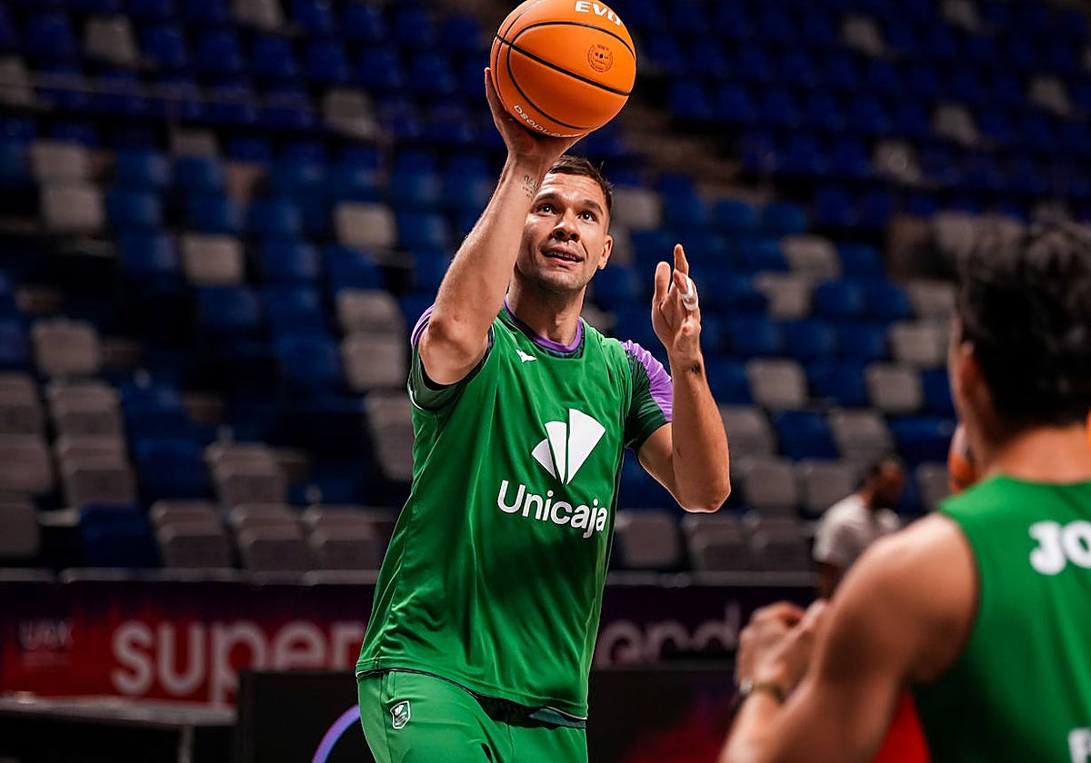 Sulejmanovic, durante un entrenamiento.