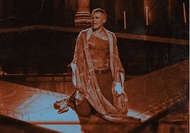 Imagen de la representación de la obra teatral.