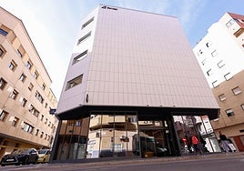 Vista del edificio del hotel de Sonder en Málaga capital.