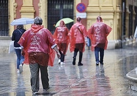 Málaga, en aviso amarillo todo el fin de semana por lluvias