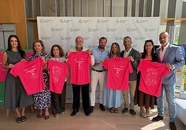Imagen de la presentación de la carrera solidaria de la AECC que se celebrará el domingo 16 de noviembre.