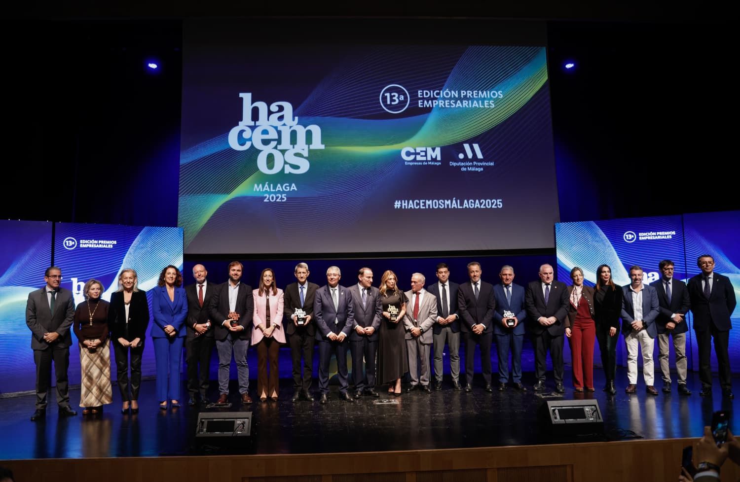 La entrega de los premios 'Hacemos Málaga', en imágenes