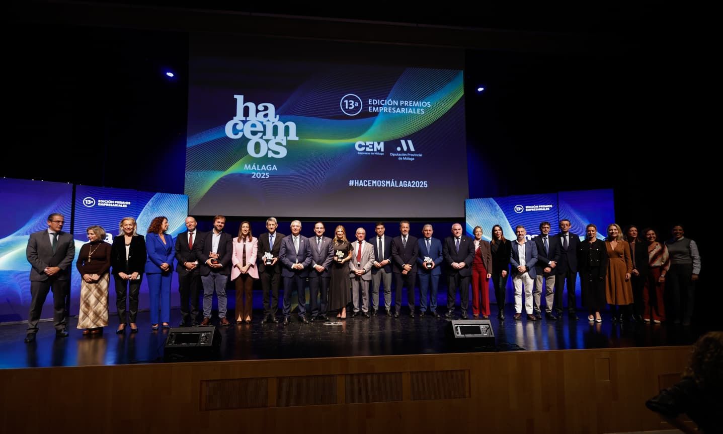 La entrega de los premios 'Hacemos Málaga', en imágenes