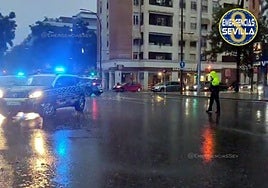 Imagen de la zona compartida por los servicios de emergencia del Ayuntamiento de Sevilla