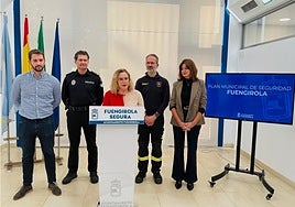 La alcaldesa de Fuengirola, Ana Mula, ha presentado el Plan Municipal de Seguridad.