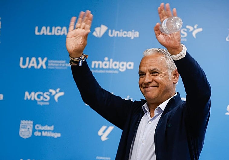 Pellicer, este miércoles tras la rueda de prensa.