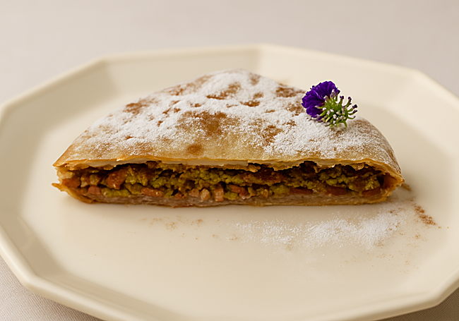 Pastela agridulce de Marfil, de Nadine Fahma.