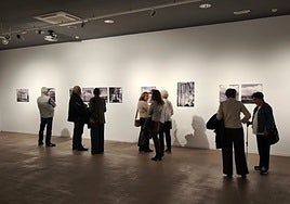 Varias de las imágenes exhibidas en la muestra en el Museo de Nerja.