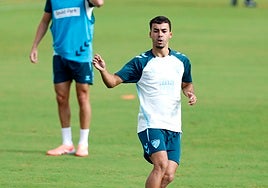 Rafita, en un entrenamiento hace semanas.