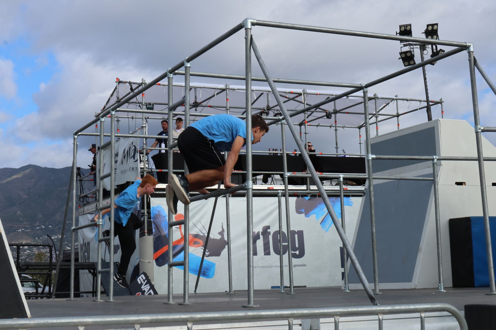 El campeonato de España de Parkour de Mijas, en imágenes