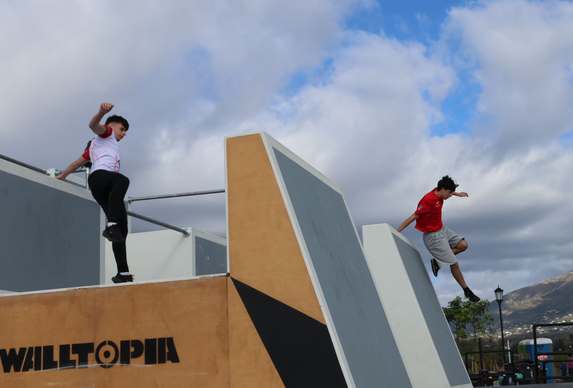 El campeonato de España de Parkour de Mijas, en imágenes