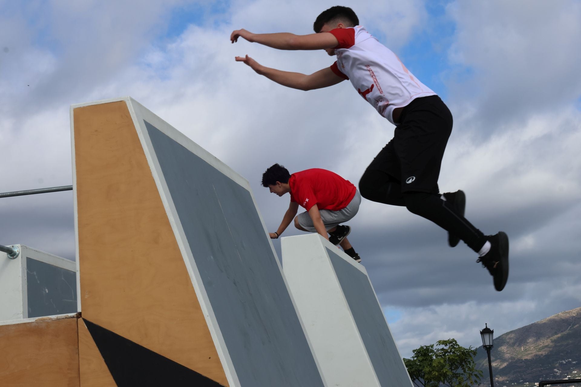 El campeonato de España de Parkour de Mijas, en imágenes