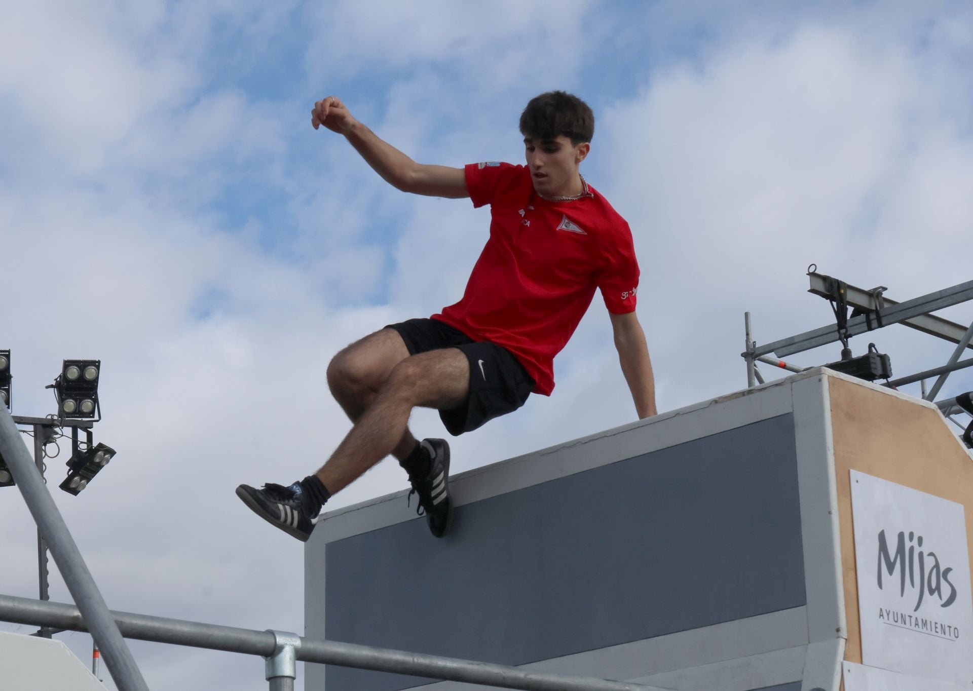 El campeonato de España de Parkour de Mijas, en imágenes