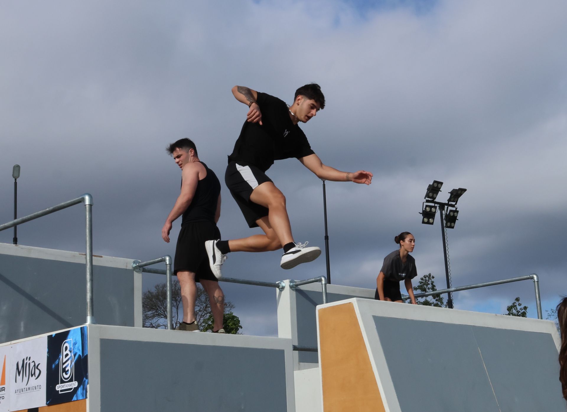 El campeonato de España de Parkour de Mijas, en imágenes