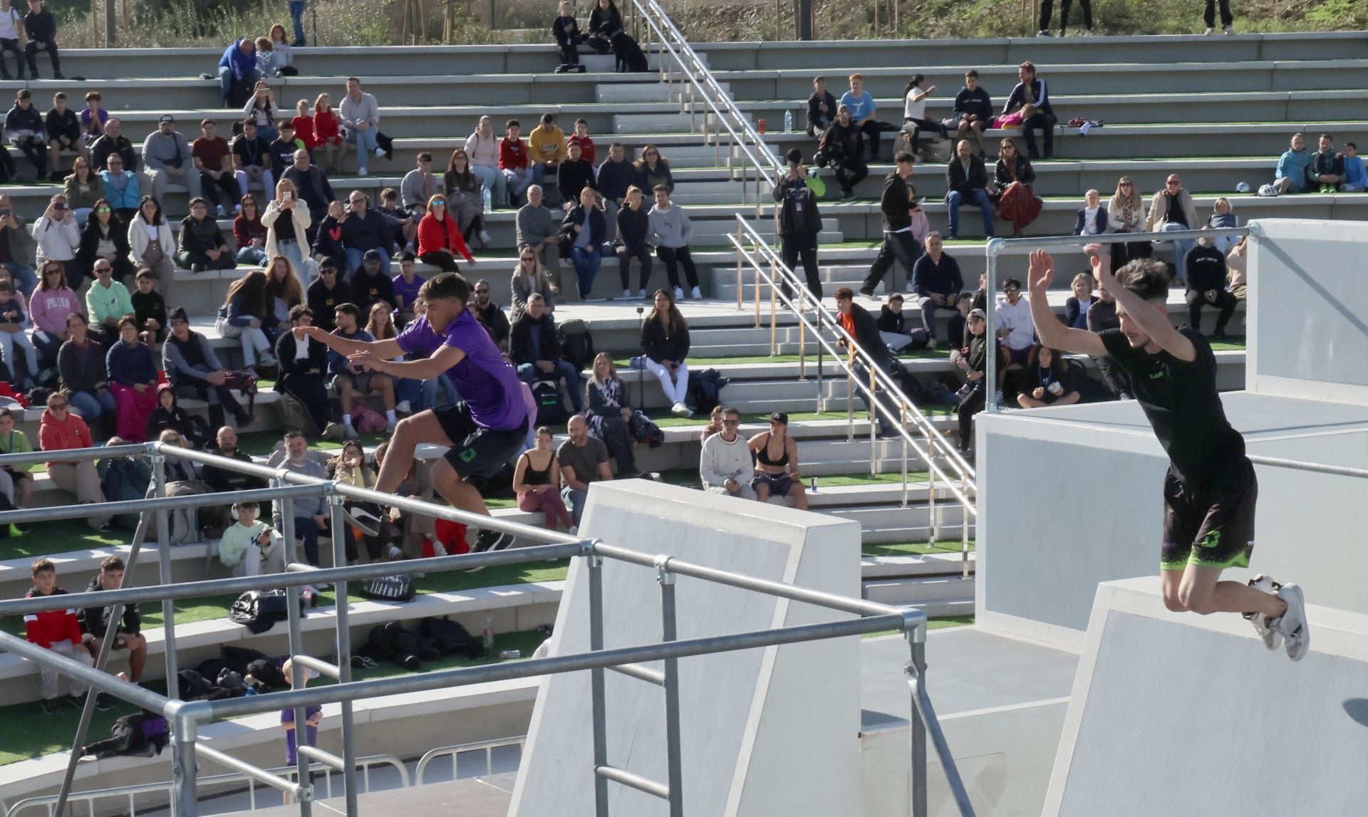 El campeonato de España de Parkour de Mijas, en imágenes