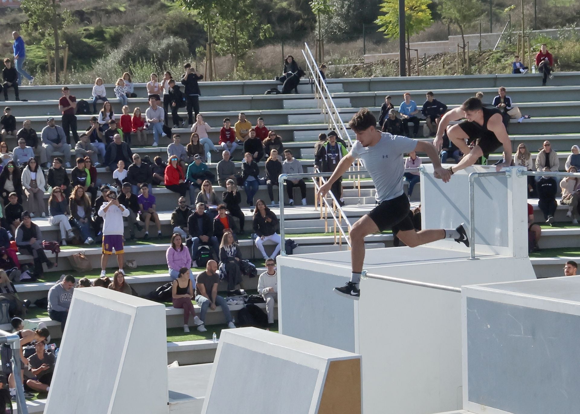 El campeonato de España de Parkour de Mijas, en imágenes