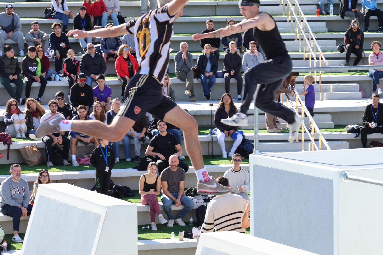 El campeonato de España de Parkour de Mijas, en imágenes