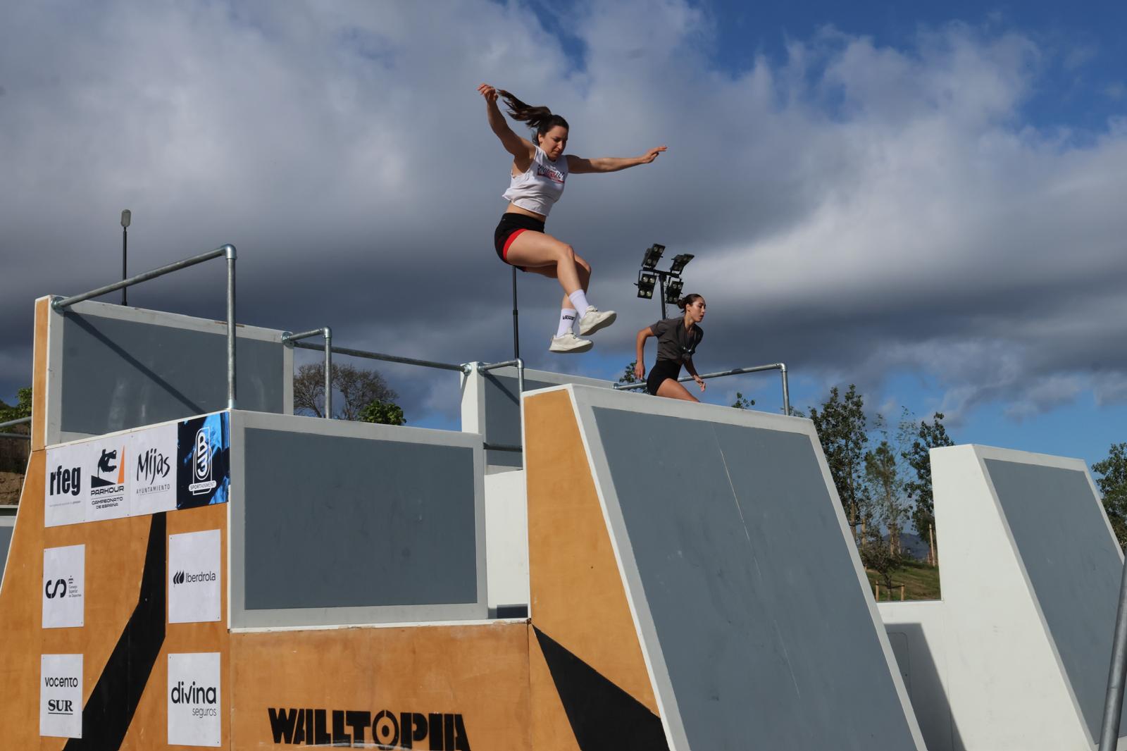 El campeonato de España de Parkour de Mijas, en imágenes