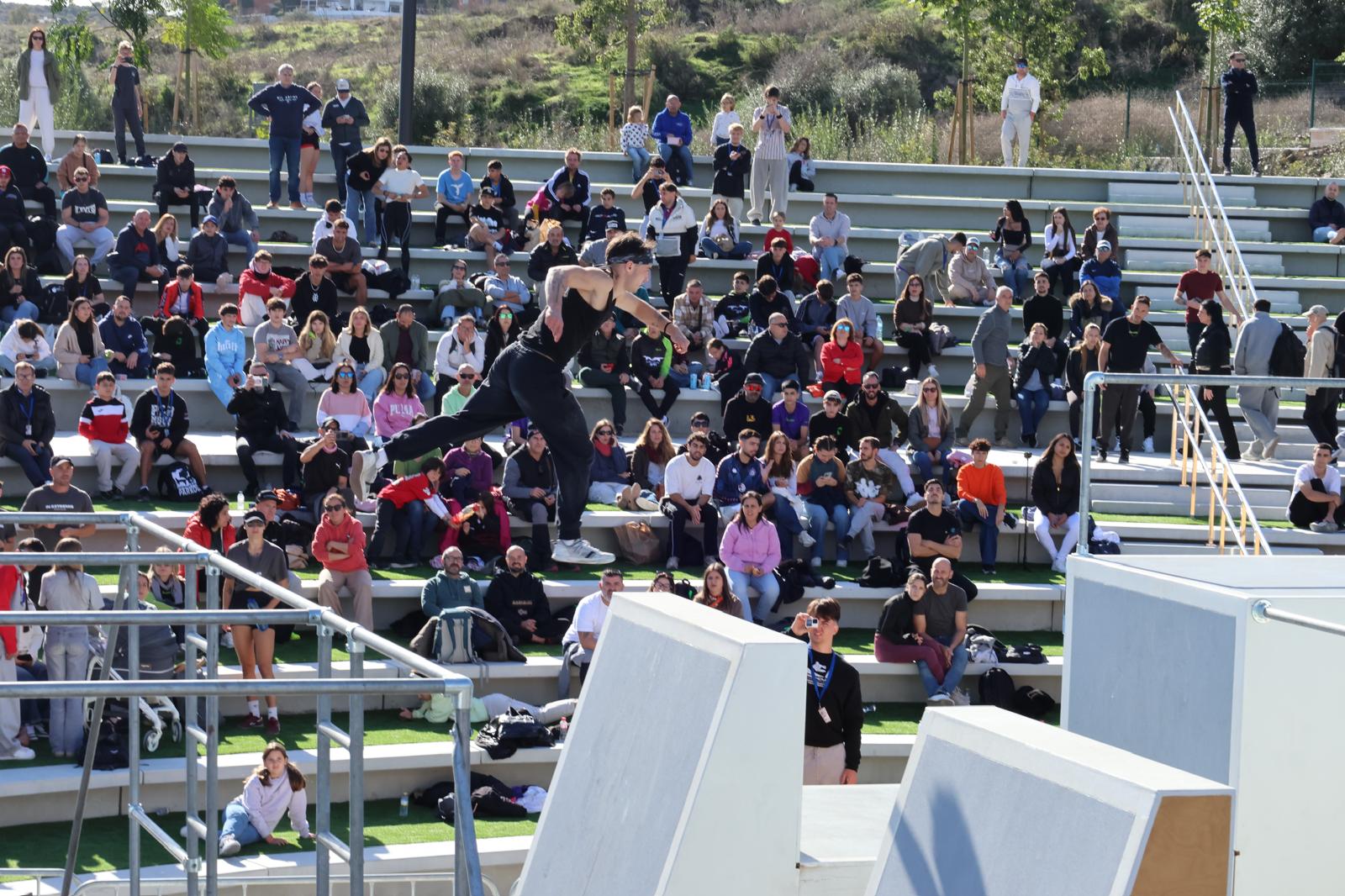 El campeonato de España de Parkour de Mijas, en imágenes