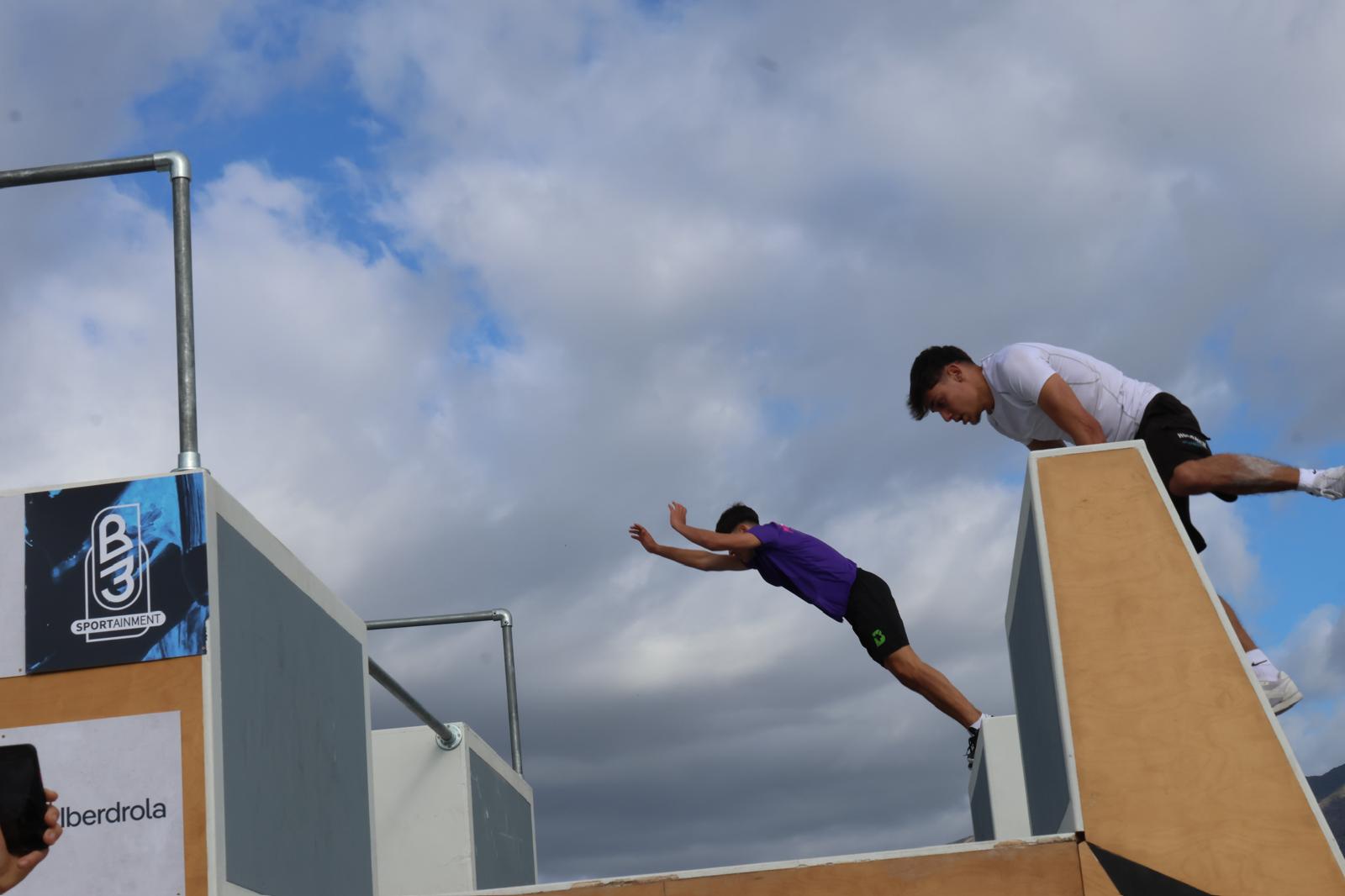 El campeonato de España de Parkour de Mijas, en imágenes