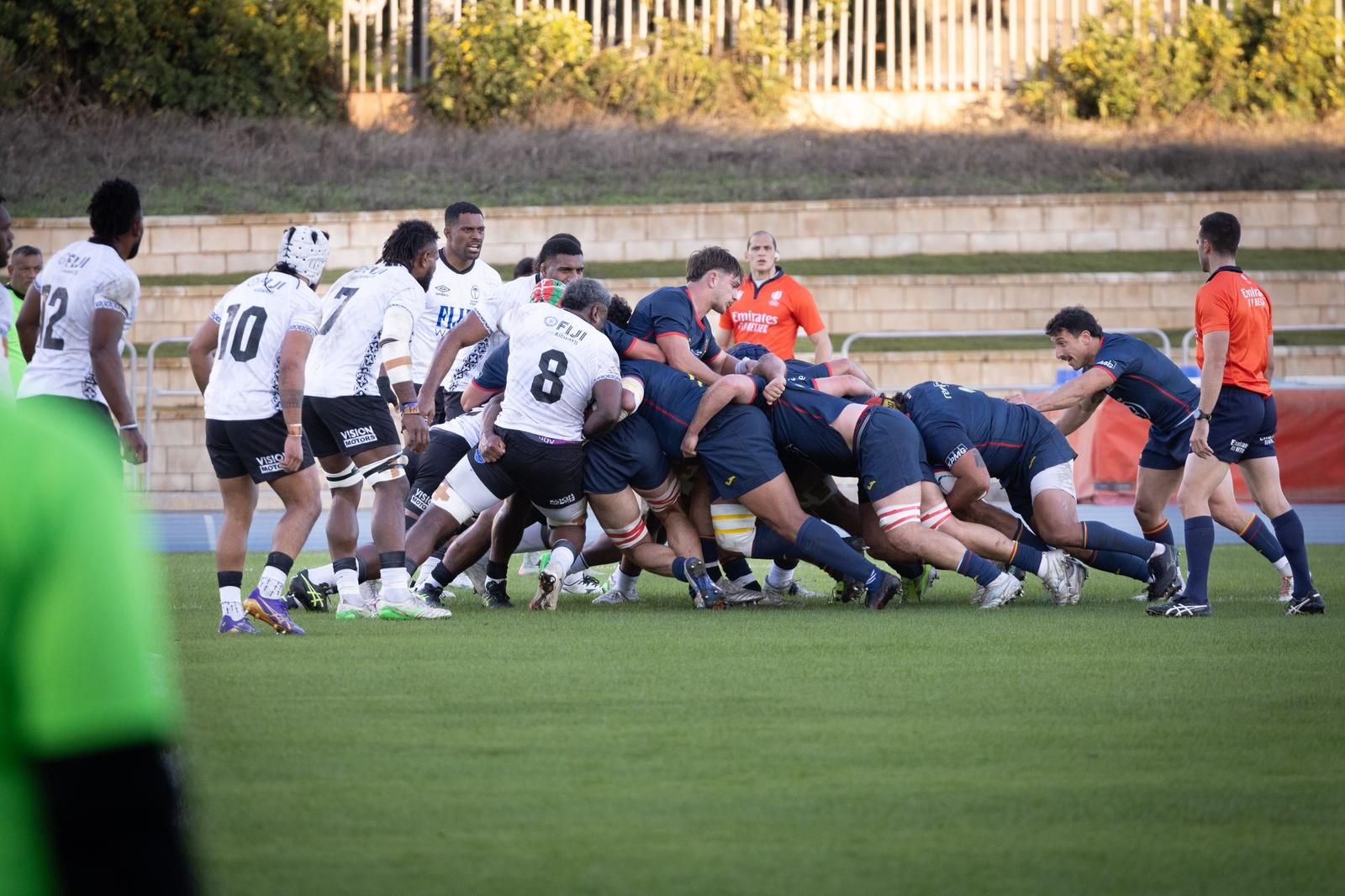 El España-Fiyi de rugby en el Ciudad de Málaga, en imágenes