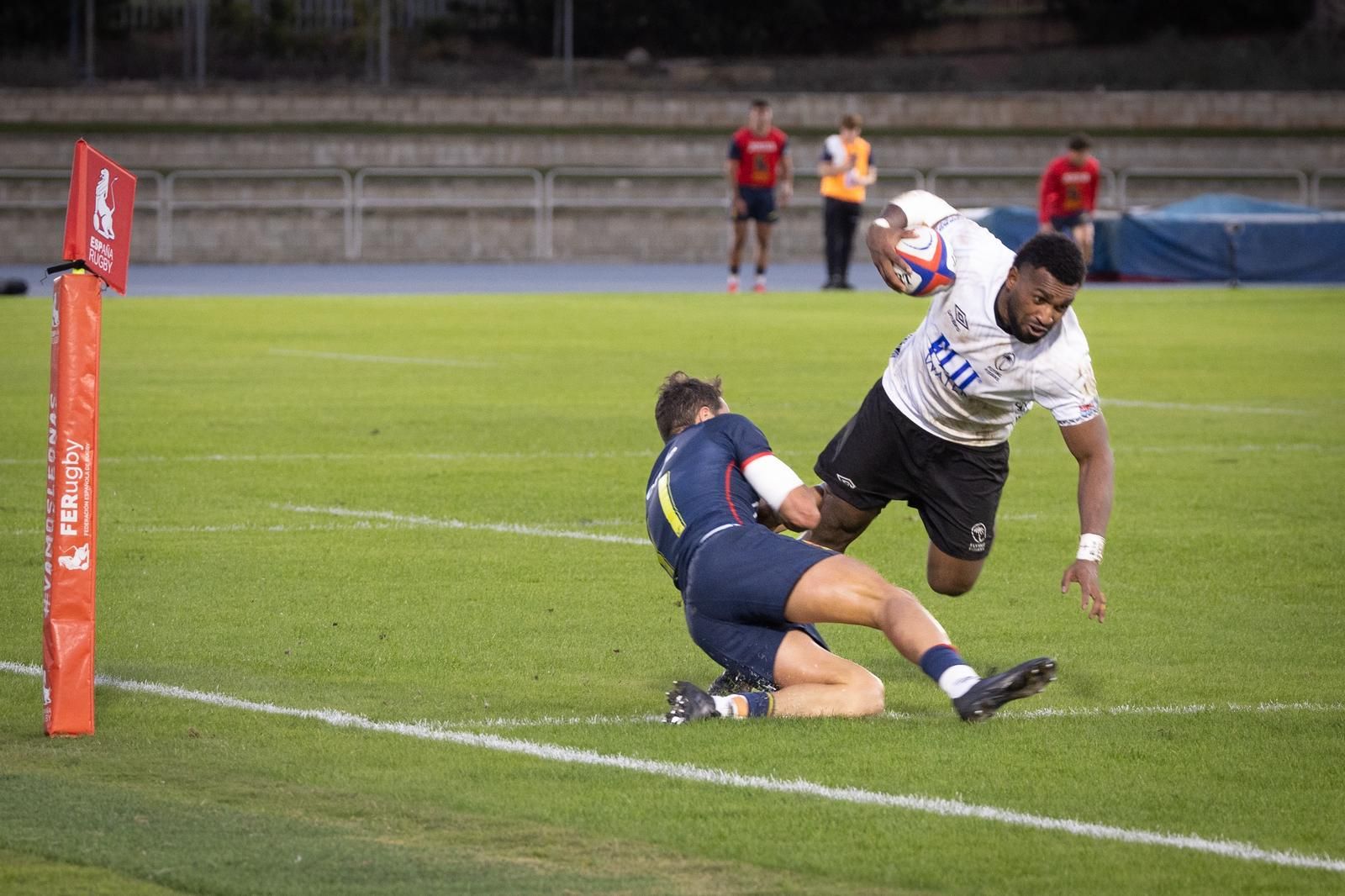 El España-Fiyi de rugby en el Ciudad de Málaga, en imágenes