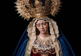 La Dolorosa es obra del joven imaginero Ginés de Paula.