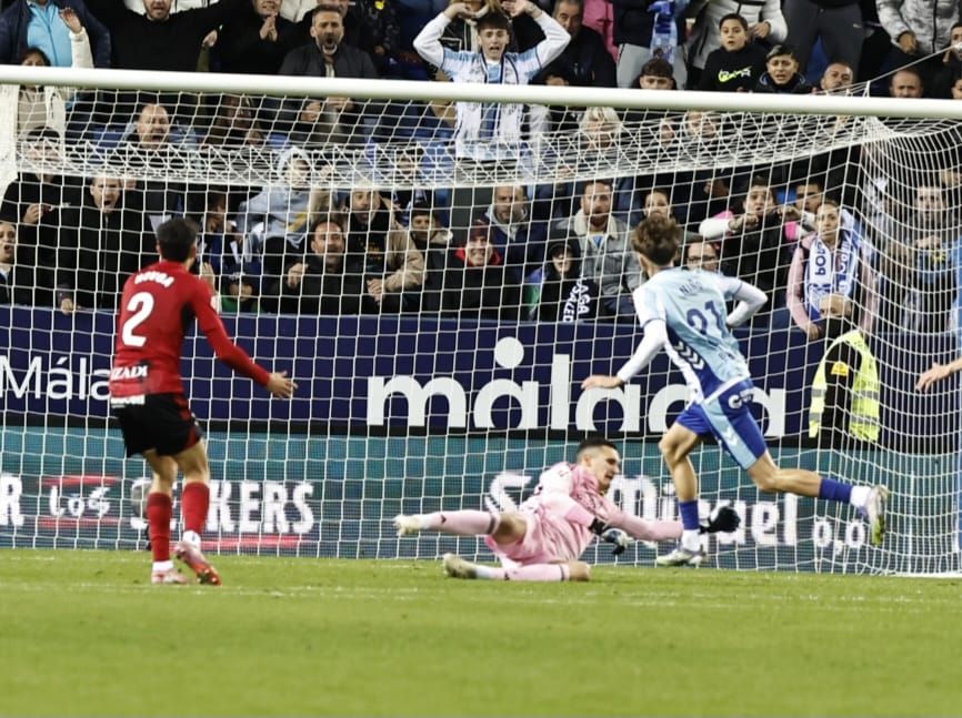El Málaga-Mirandés, en imágenes