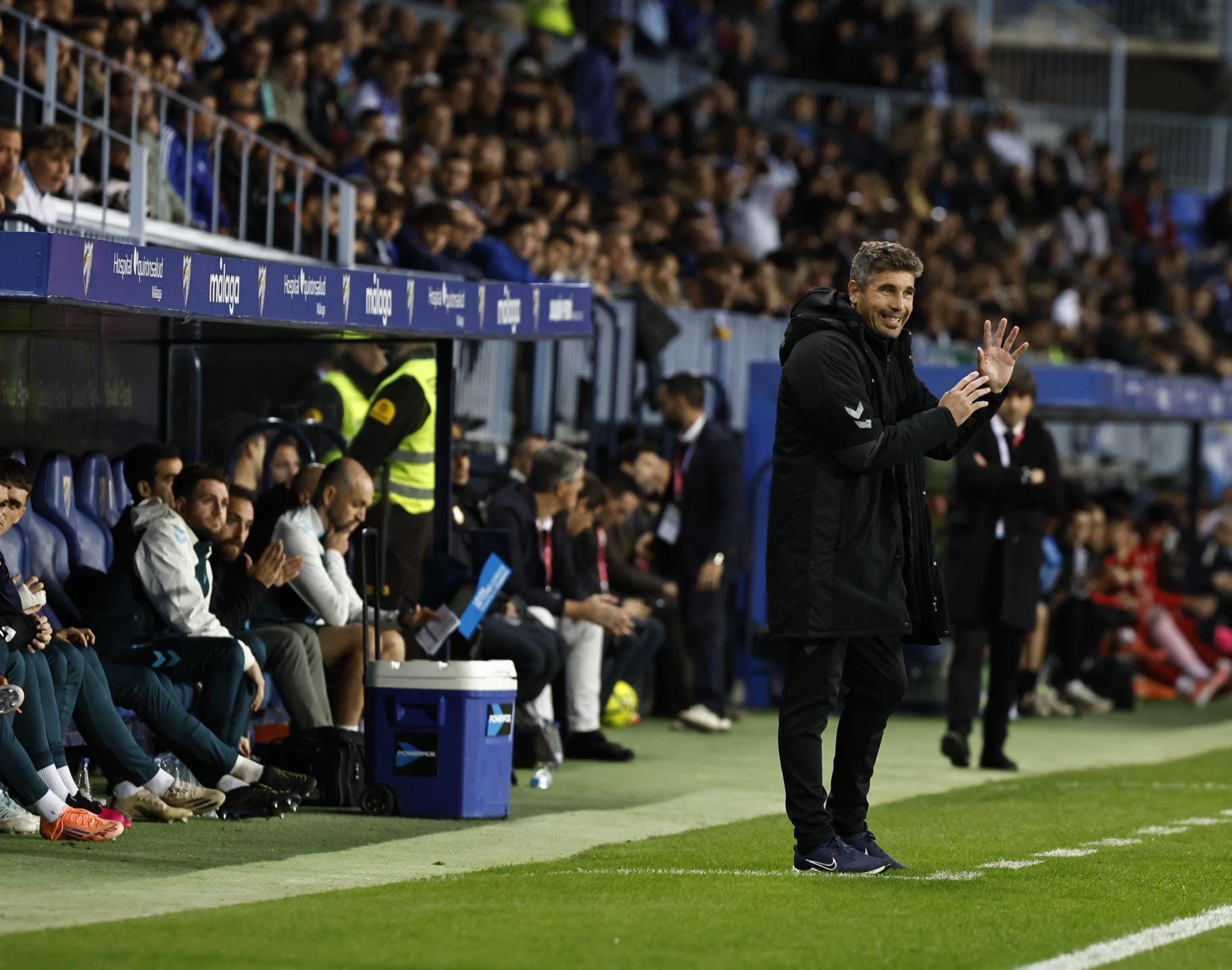 El Málaga-Mirandés, en imágenes